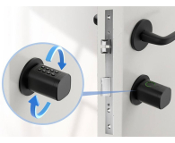 Avatto Wkładka do zamka cyfrowego  SDL-V1-B80 80mm Czarny - 1510576 - zdjęcie 3